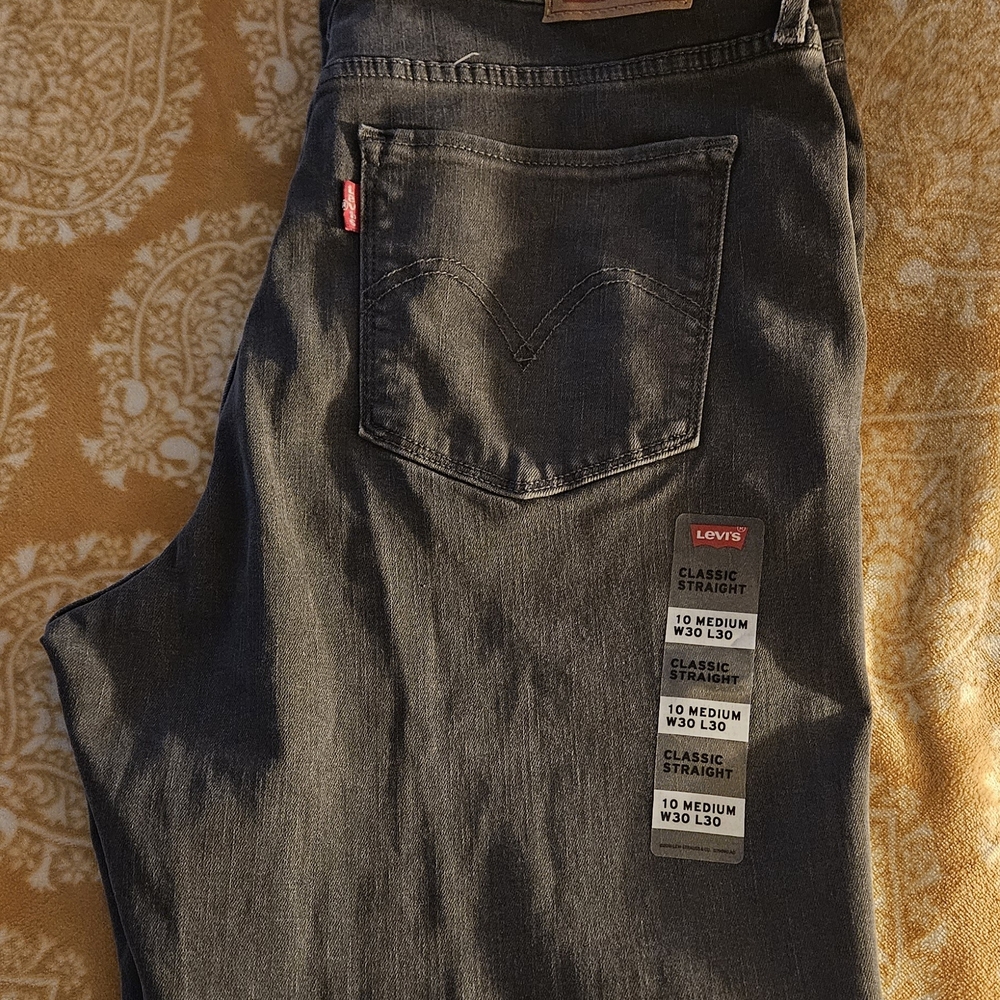 Levi's Men's Classic Straight Jeans - Dark Gray